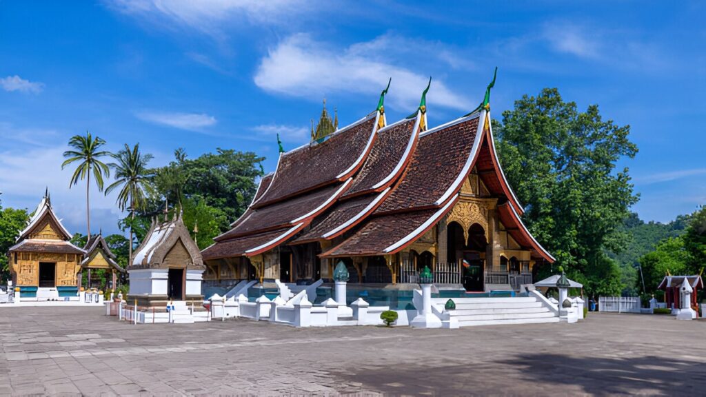 L'un des temples au Laos
